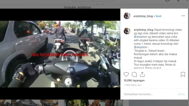 Viral Baku Hantam Pengendara Mobil Vs Pemotor Konvoi 9862