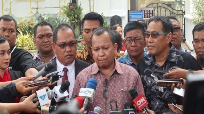 Ketua Kelompok Keluarga Paguyuban Sulawesi Selatan. Mansyur bertemu Jokowi