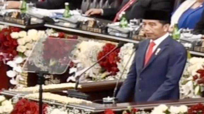 Pidato perdana Jokowi di MPR sebagai Presiden periode 2019-2024 