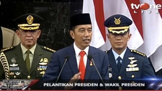 Pidato perdana Presiden Jokowi di MPR sebagai Presiden periode 2019-2024