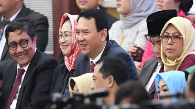 Mantan Gubernur DKI Jakarta Basuki Tjahaja Purnama (Ahok).