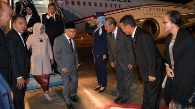 Wakil Presiden Ma'ruf Amin tiba di Tokyo