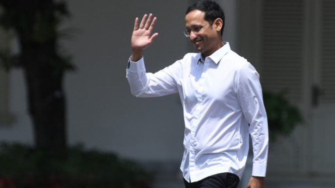 Driver Ojol Bakal Demo Nadiem Jadi Menteri, Jokowi Jangan Silau Label Decacorn Gojek. (FOTO: Wahyu Putro A)
