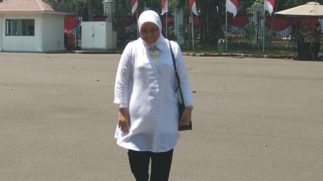 Politisi PKB, Ida Fauziyah datangi Istana