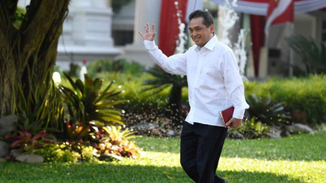 Agus Suparmanto di Istana Kepresidenan Jakarta