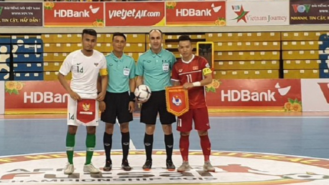 Timnas Futsal Indonesia Vs Vietnam di AFF Futsal 2019t