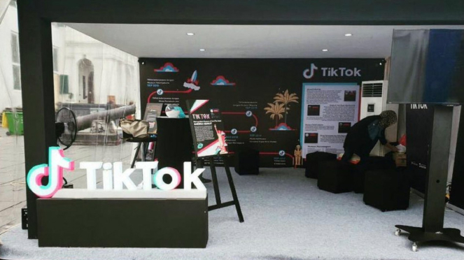 Booth TikTok Indonesia.