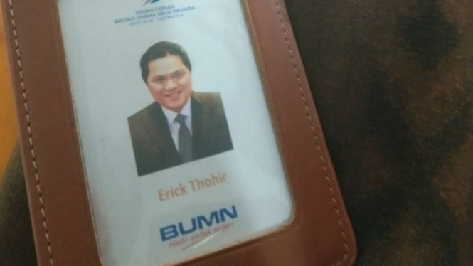 Id Menteri BUMN, Erick Thohir 