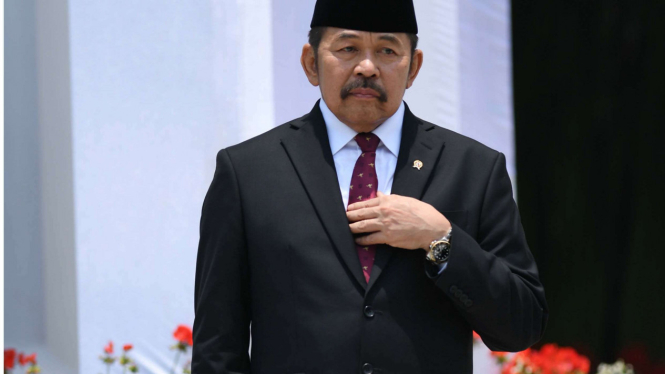 Jaksa Agung ST Burhanuddin usai dilantik di Istana Negara
