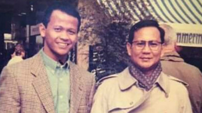 Foto jadul Prabowo Subianto dan Edhy Prabowo