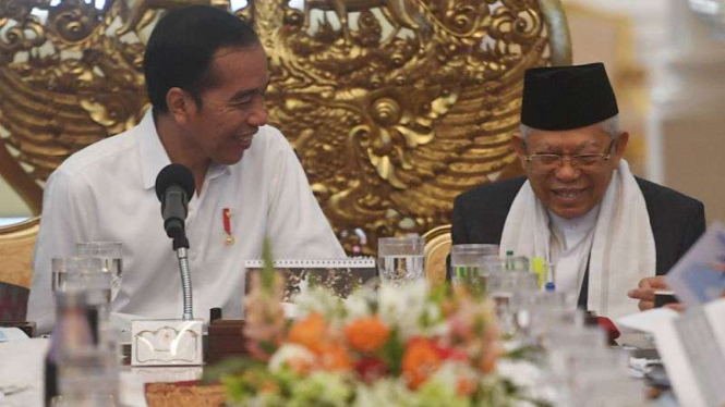 Sidang kabinet paripurna di Istana Merdeka, Jakarta, Kamis (24/10/2019). 