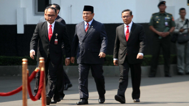 Menhan Prabowo Subianto.