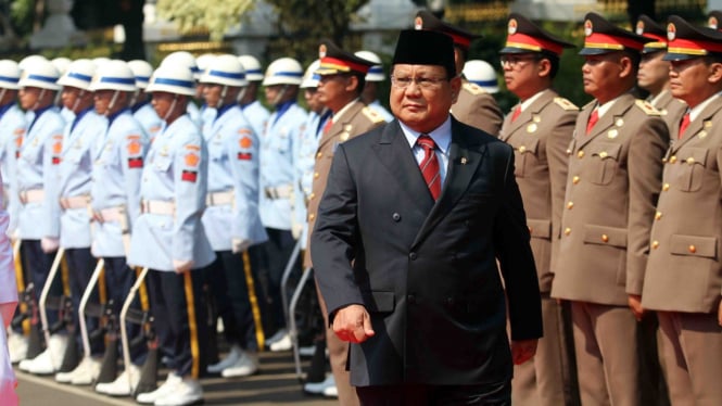 Menhan Prabowo Subianto.