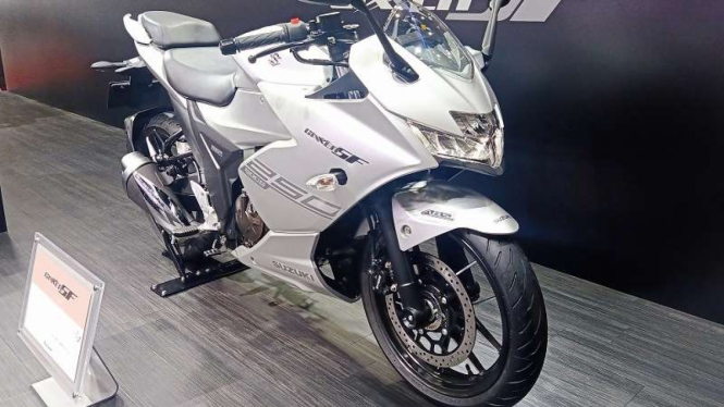 Sepeda motor sport konsep Gixxer SF250 dipajang di Tokyo Motor Show 2019