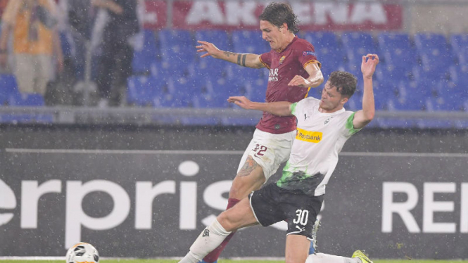 Duel AS Roma versus Borussia Moenchengladbach