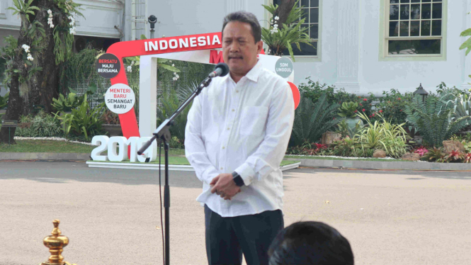 Wahyu Sakti Trenggono ke Istana temui Presiden Jokowi