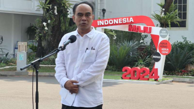 Ketua Umum Projo, Budi Arie Setiadi di Istana Negara. 