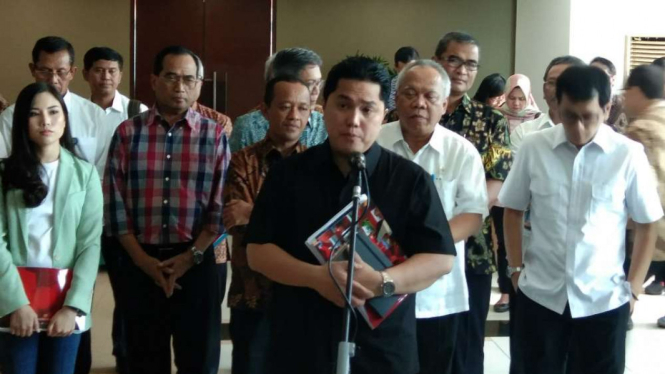 Lima Menteri Kabinet Indonesia Maju rapat soal Pariwisata Super Prioritas.