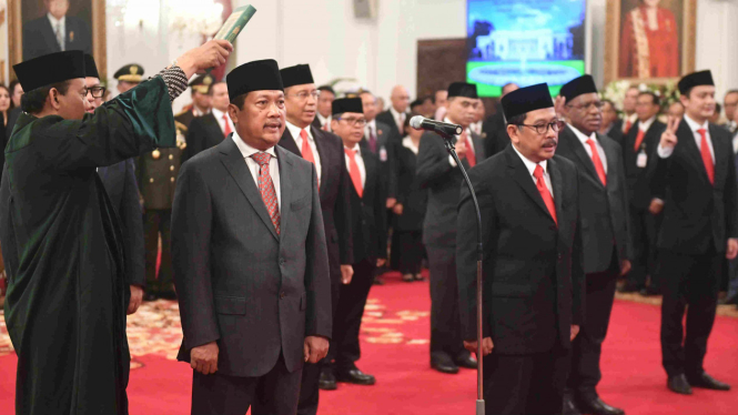Pelantikan 12 Wakil Menteri di Istana Negara