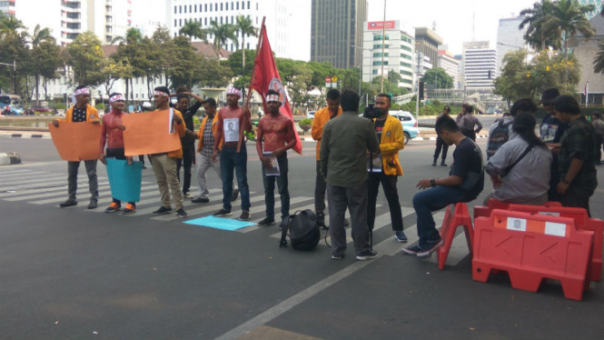 Demo Mahasiswa Kendari di Jakarta