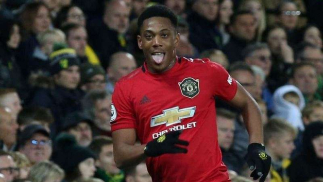 Penyerang Manchester United, Anthony Martial