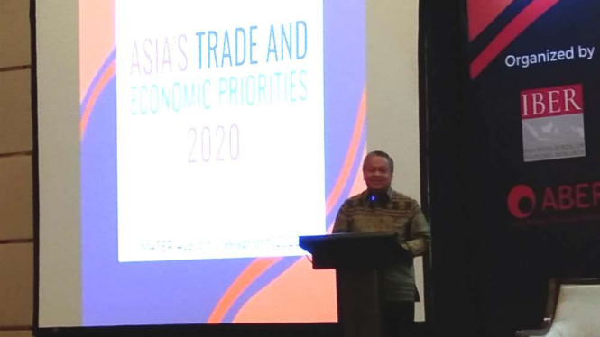 Gubernur Bank Indonesia, Perry Warjiyo di ASIA'S Trade and Economic Priorities.