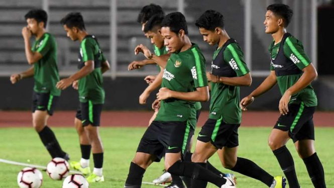 Sesi pemusatan latihan Timnas Indonesia U-23 jelang SEA Games 2019