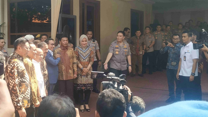 Komisi III DPR datangi Komjen Idham Aziz jelang fit and proper calon Kapolri