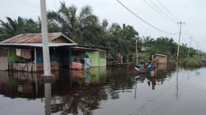 Ilustrasi Banjir pesisir.