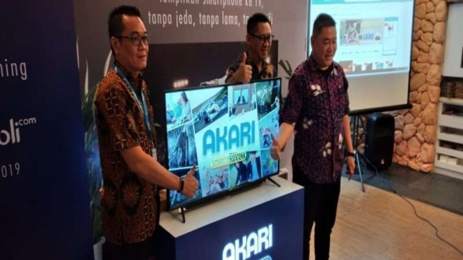 TV pintar Akari yang bisa dihubungkan ke smartphone