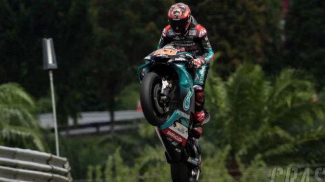 Pembalap Petronas Yamaha SRT, Fabio Quartararo.