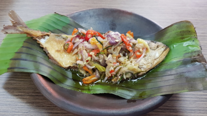 Menu hidangan di Bensunda.