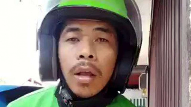 Driver ojek online yang curhat dapat orderan bawa drum