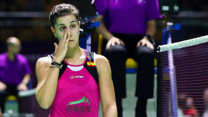 Carolina Marin mundur dari laga Fuzhou China Open 2019 akibat cedera