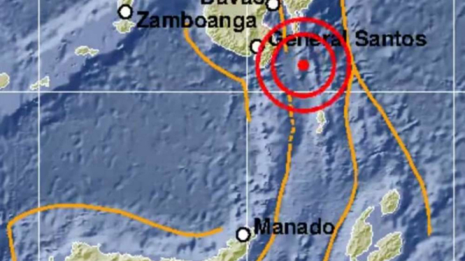 Gempa 5,4 Magnitudo Guncang Melonguane Sulawesi Utara.