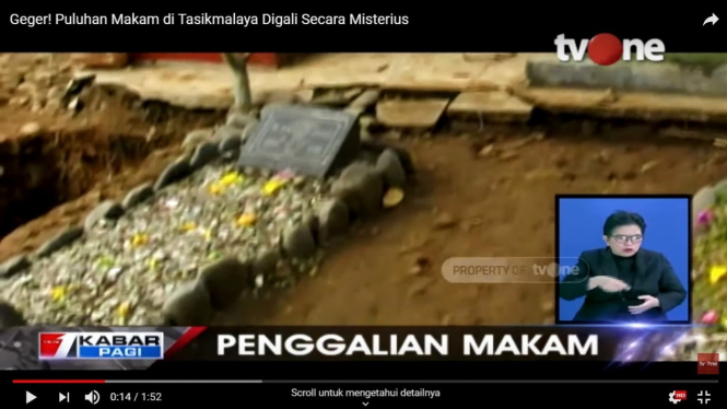 Puluhan makam digali secara misterius di Tasikmalaya