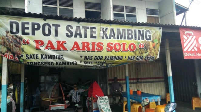 Sate dan Tongseng Kambing Pak Aris di Kalimantan.