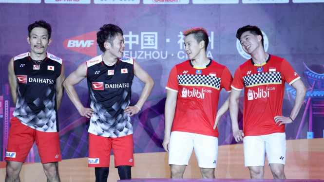 Keigo Sonoda/Takeshi Kamura dan Marcus Gideon/Kevin Sanjaya.