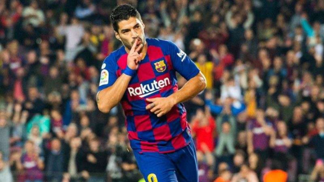 Penyerang Barcelona, Luis Suarez