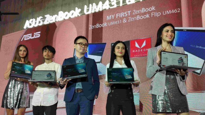 Peluncuran Asus Zenbook Flip UM462 dan Asus  Zenbook UM431 