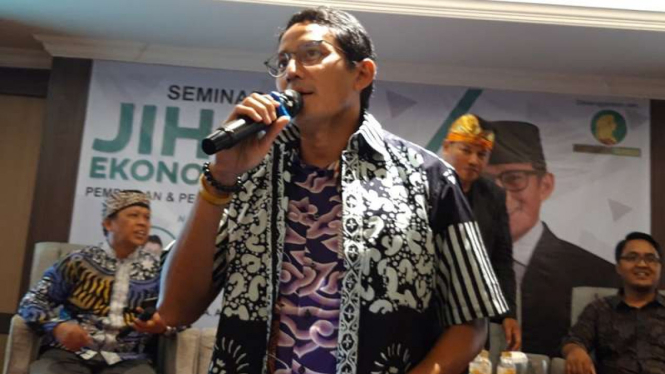 Wakil Ketua Dewan Pembina Partai Gerindra, Sandiaga Salahuddin Uno.