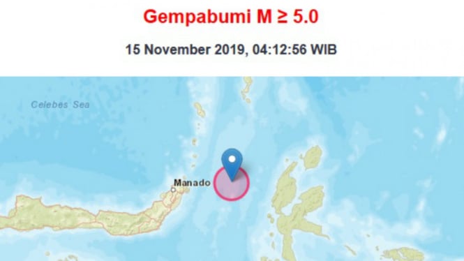 Rentetan Gempa Bumi Terjadi Di Maluku Utara, Tak Berpotensi Tsunami