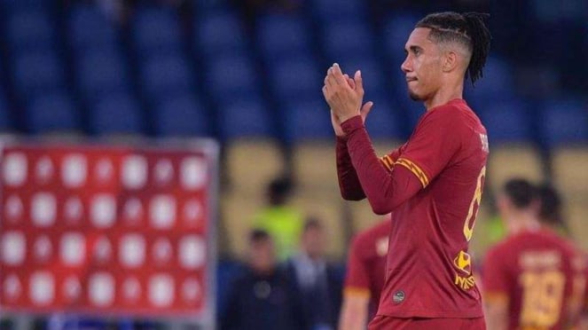 Pemain belakang AS Roma, Chris Smalling