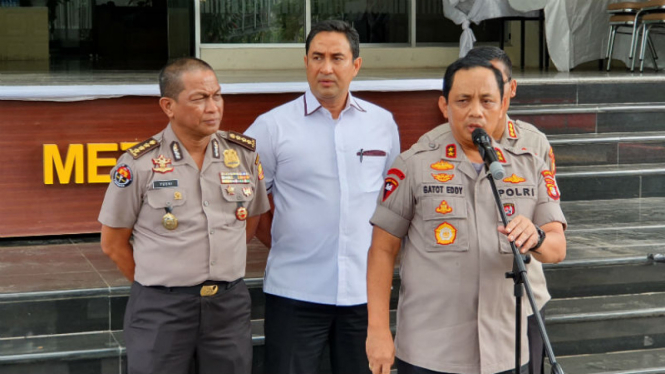 Kapolda Metro Jaya (depan) Irjen Gatot Eddy Pramono