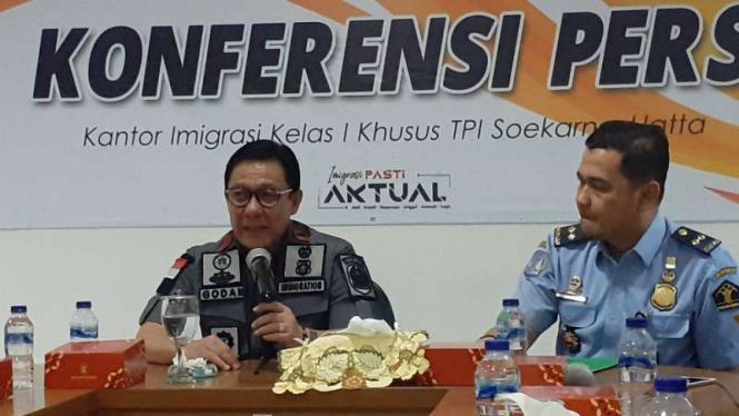 Kepala Kantor Imigrasi Kelas I Khusus TPI Soekarno-Hatta, Muhammad Godam.
