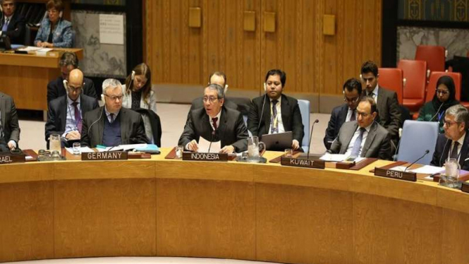 Pertemuan Dewan Keamanan (DK) PBB mengenai Palestina (20/11) di New York, AS
