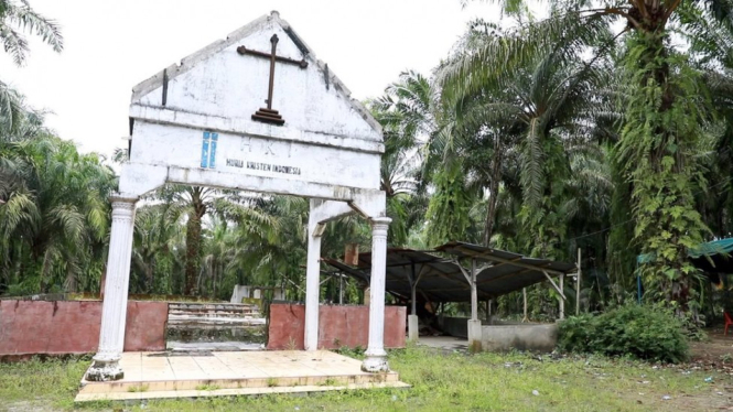 Yang tersisa dari Gereja HKI Suka Makmur, empat tahun setelah dibakar massa - BBC News Indonesia