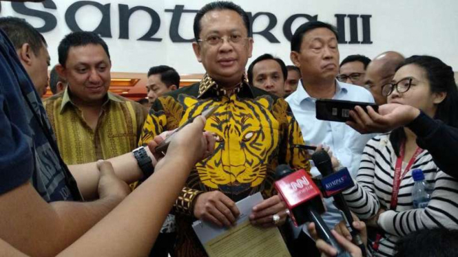 Ketua MPR sekaligus politisi senior Partai Golkar, Bambang Soesatyo.
