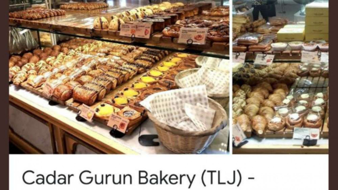 Pencarian Tous Les Jours di Google diretas menjadi Cadar Gurun Bakery.