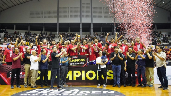 Satria Muda juara Piala Presiden Basket 2019